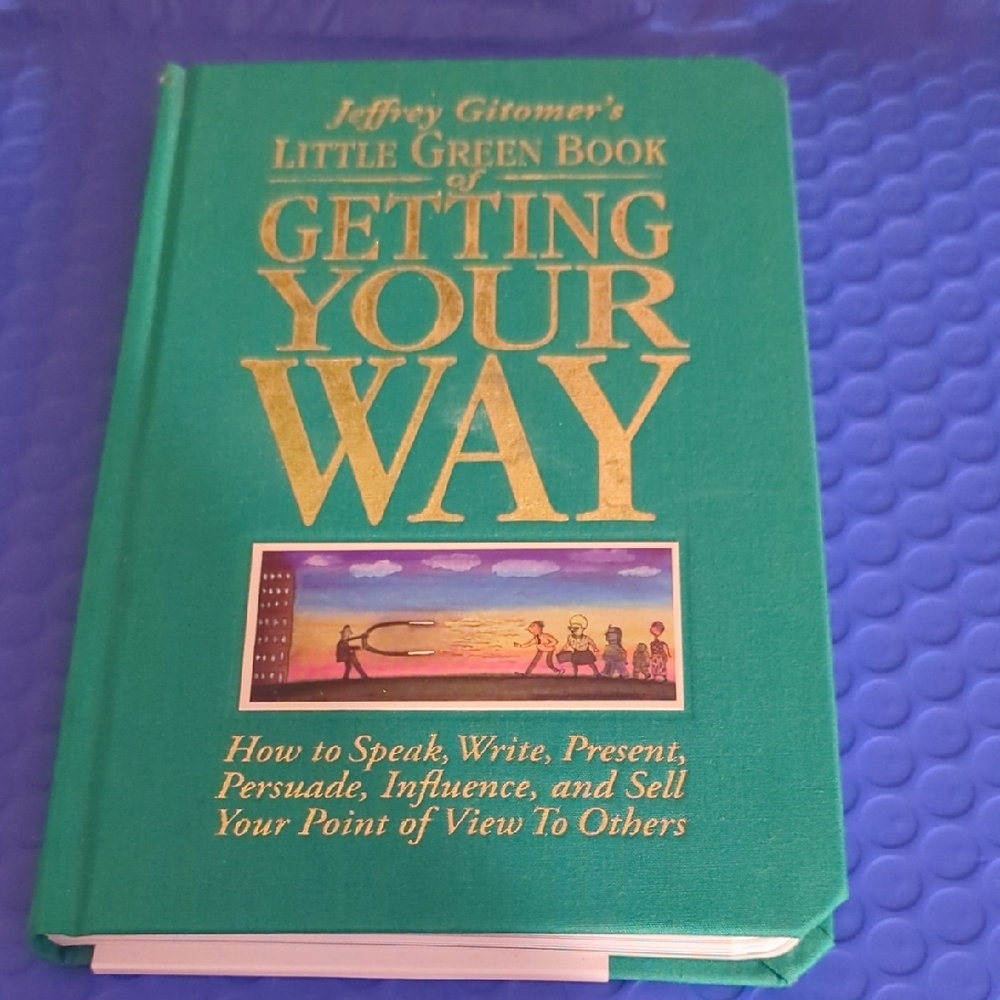 Little Green Book of Getting Your Way SIGNED by Author Jeffrey Gitomer
